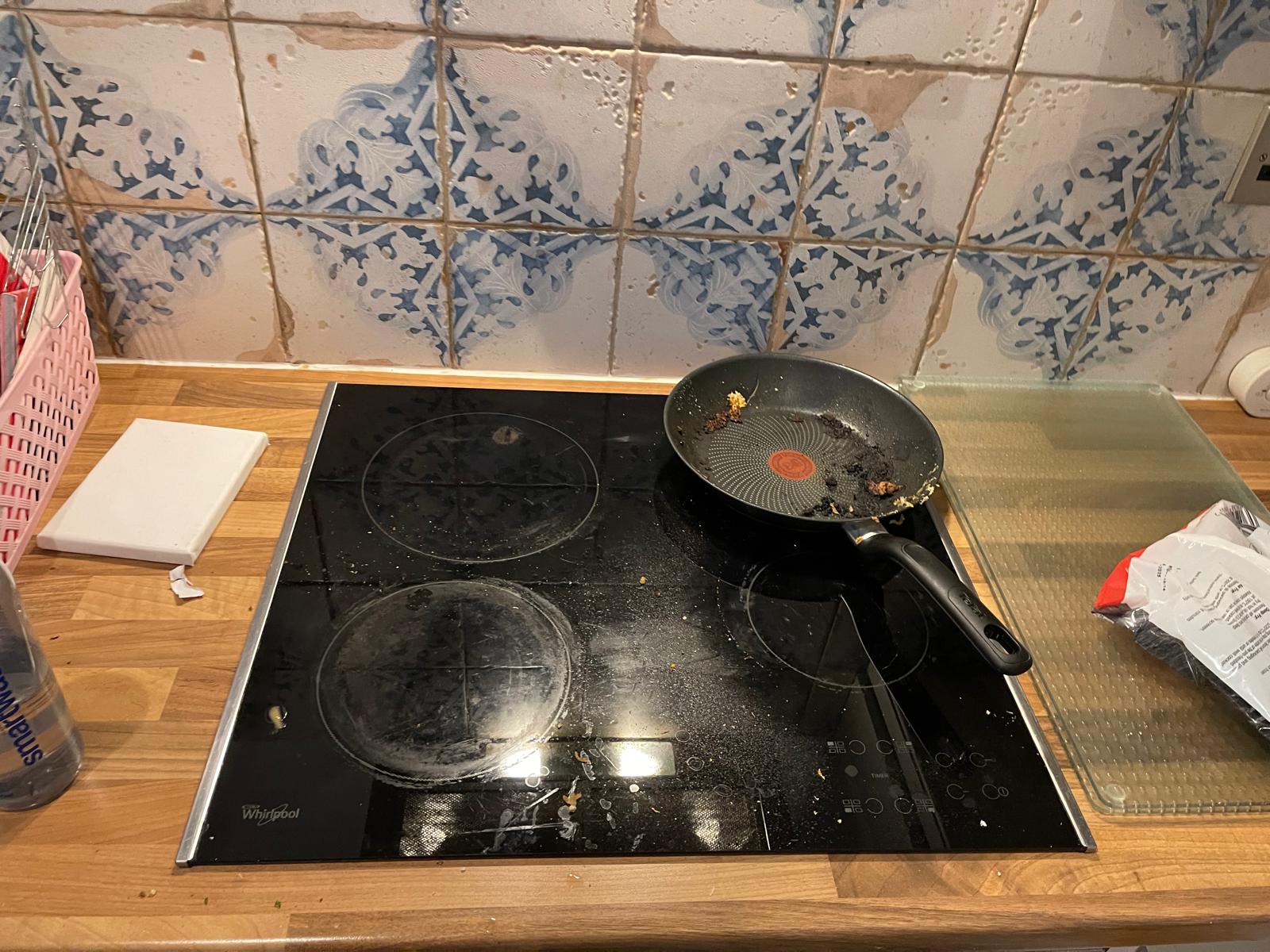 Cleaning result before service 2